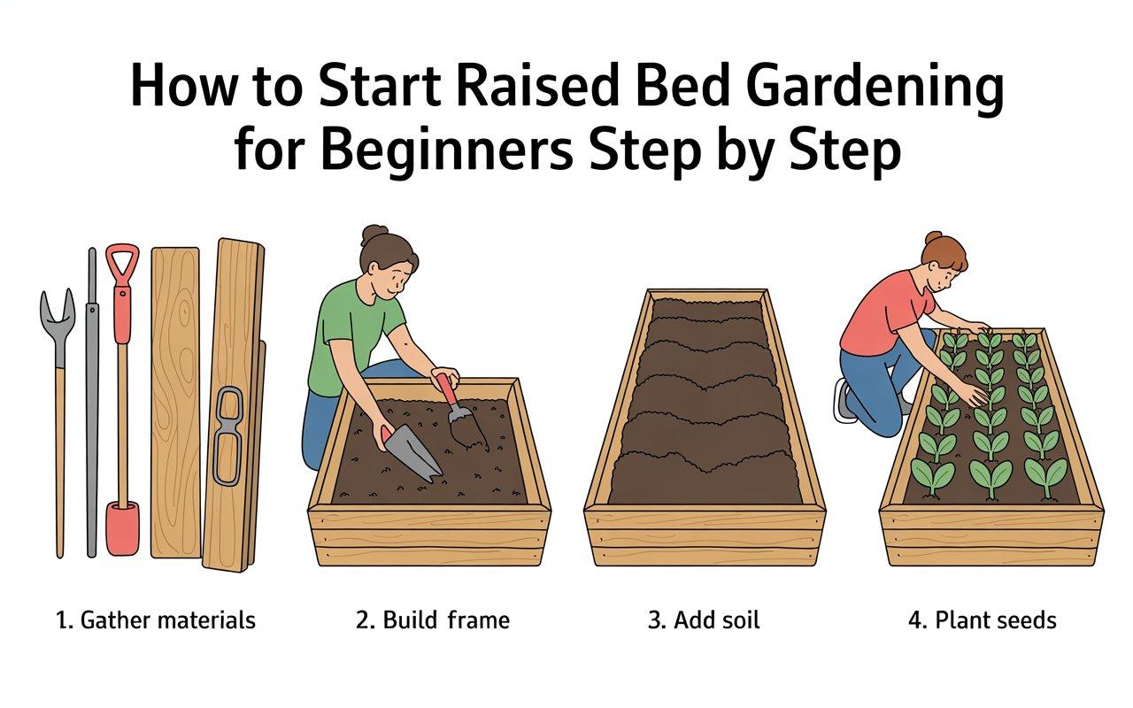 How to Start Raised Bed Gardening for Beginners Step by Step