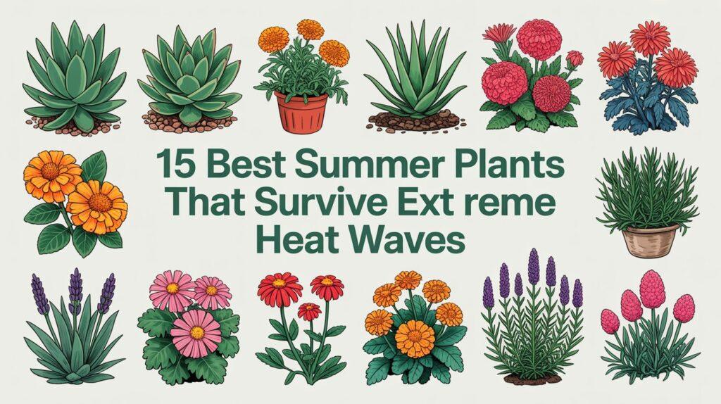 15 Best Summer Plants That Survive Extreme Heat Waves