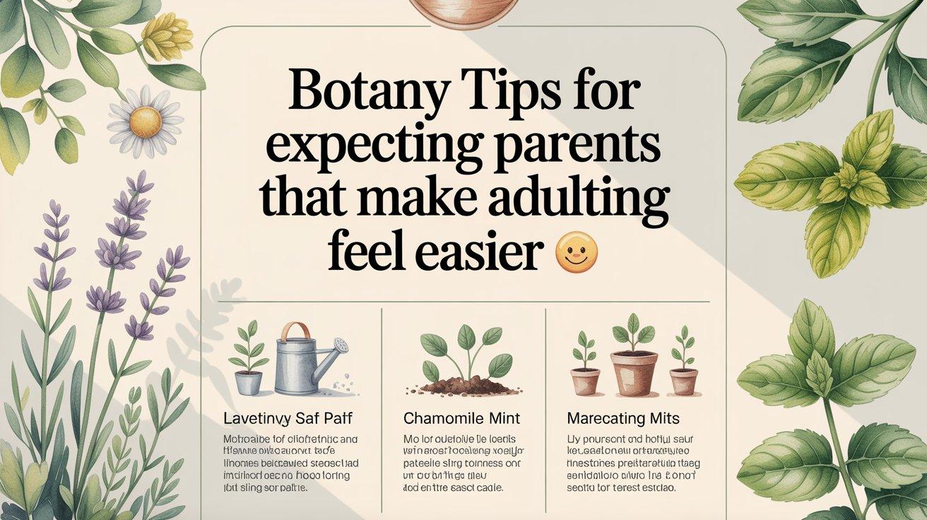 13 Botany Tips for Expecting Parents That Make Adulting Feel Easier 🌿