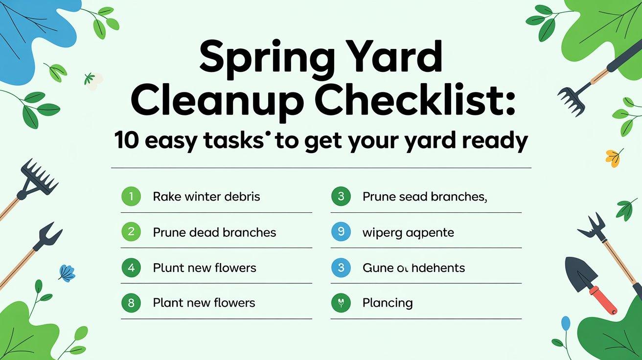 Spring Yard Cleanup Checklist 10 Easy Tasks to Get Your Yard Ready