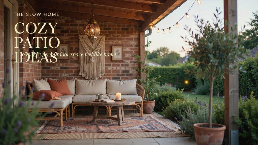 Cozy Patio Ideas to Make Your Outdoor Space Feel Like Home