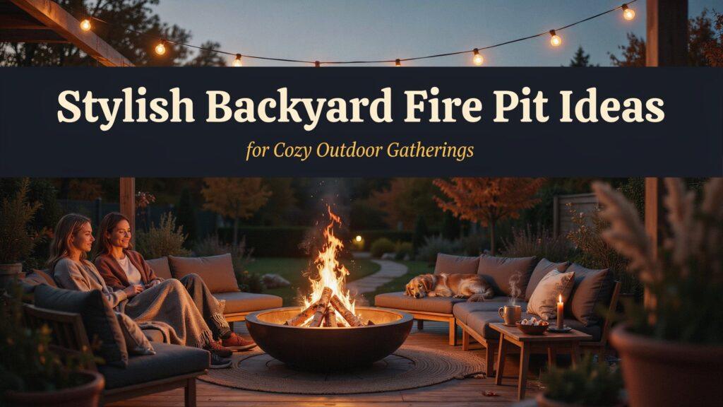 14 Stylish Backyard Fire Pit Ideas for Cozy Outdoor Gatherings