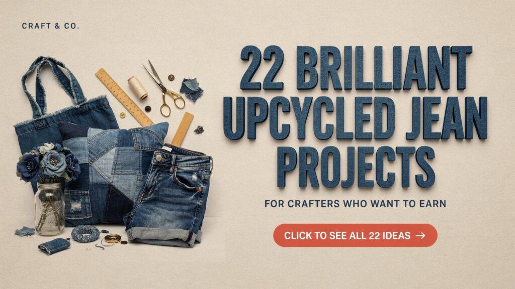 22 Brilliant Upcycled Jean Projects for Crafters Who Want to Earn.
