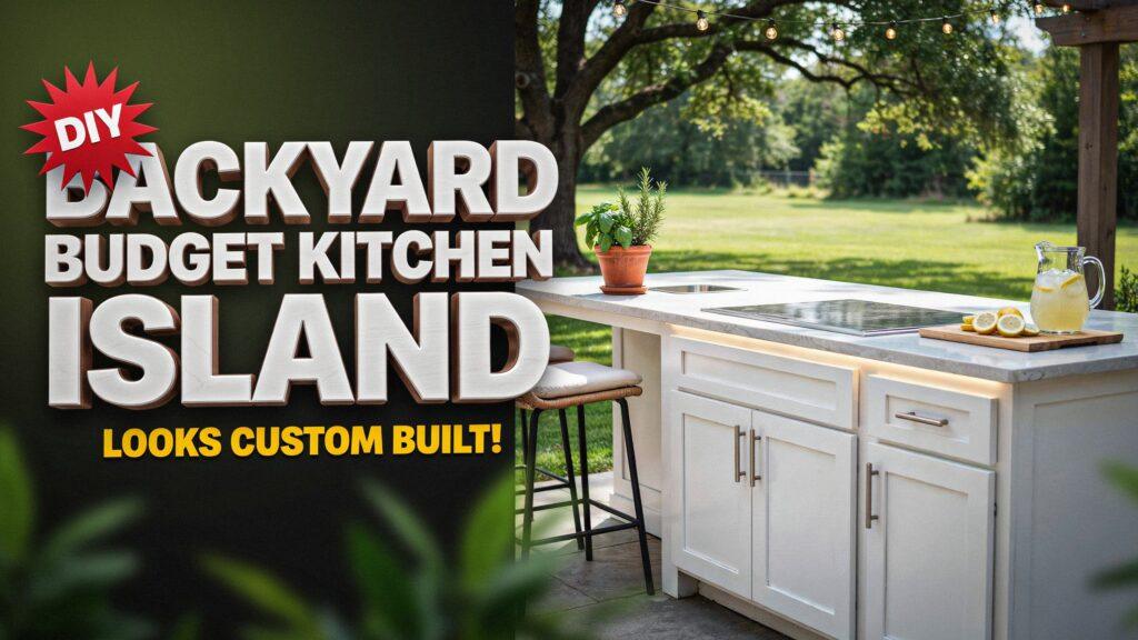 Backyard Budget Kitchen Island Ideas That Look Custom Built