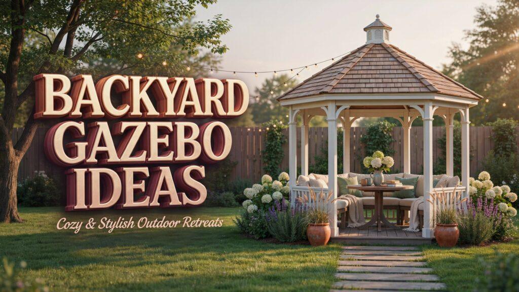 Backyard Gazebo Ideas for a Cozy and Stylish Outdoor Area