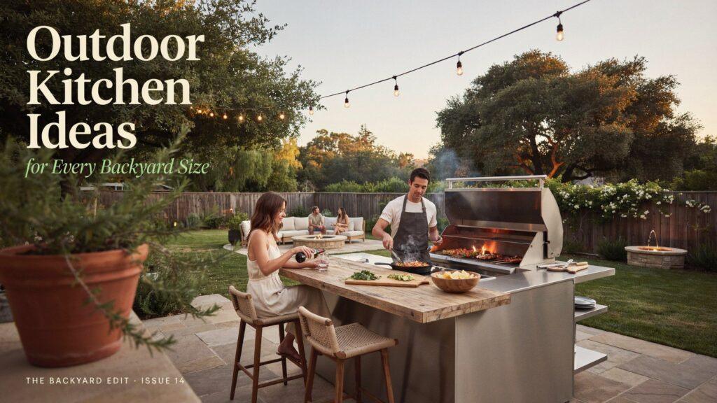 Outdoor Kitchen Ideas for Every Backyard Size